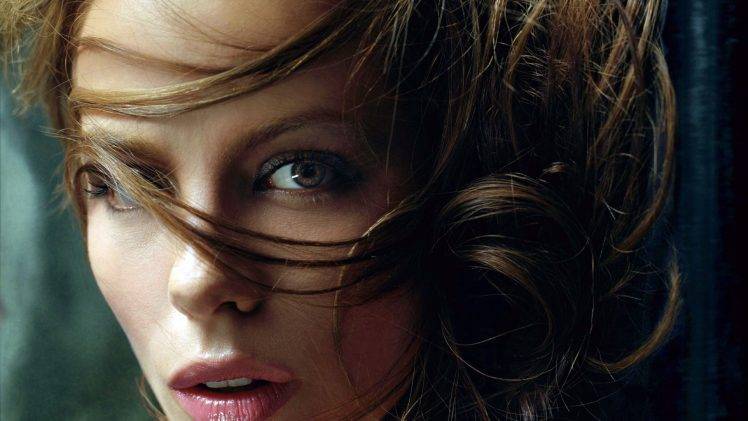 Kate Beckinsale, Face, Celebrity, Actress, Brunette, Women HD Wallpaper Desktop Background