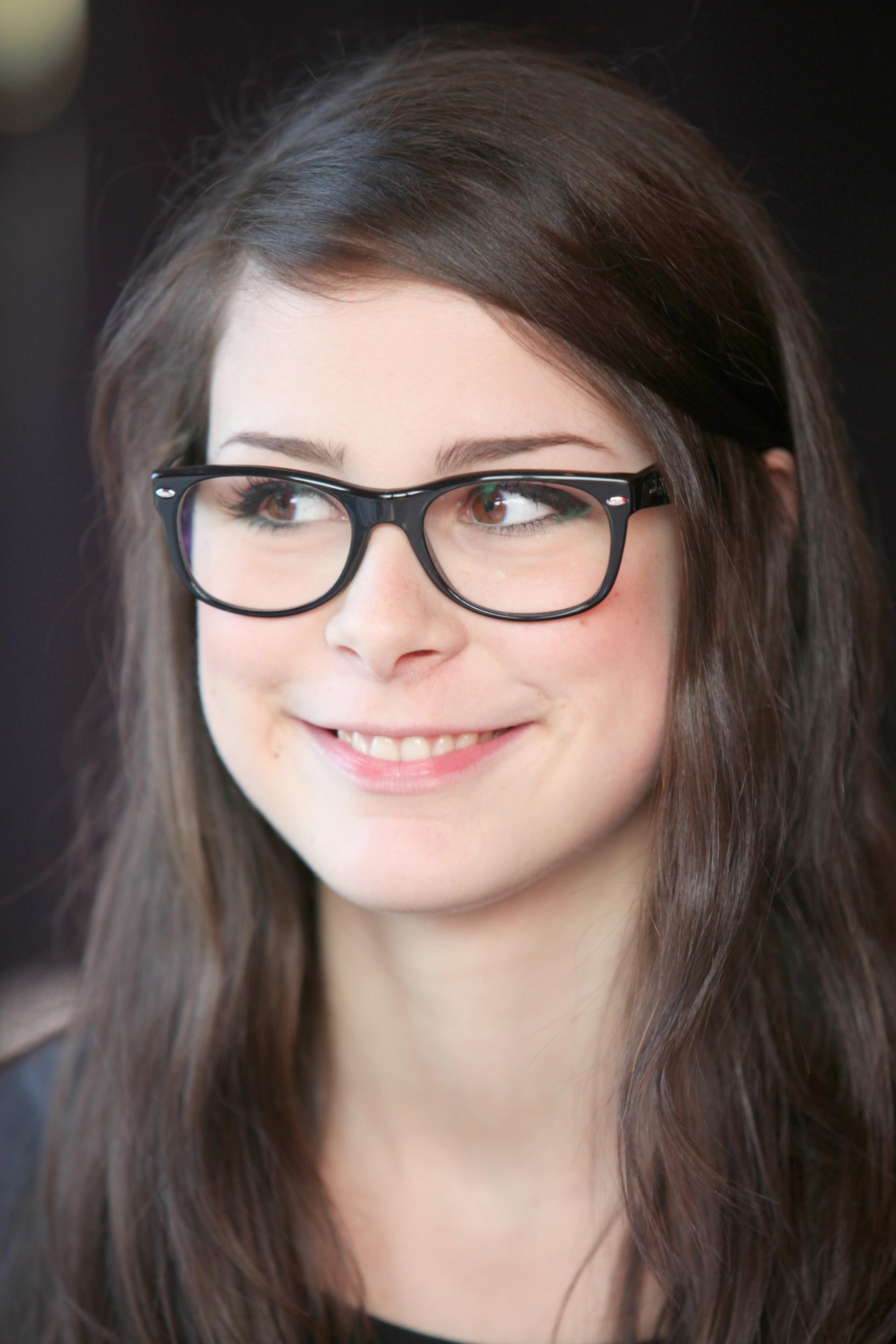 Lena Meyer Landrut Glasses Women Brown Eyes Wallpapers Hd Desktop