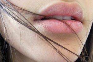 lips, Women, Brunette