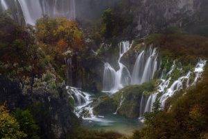 nature, Photography, Landscape, Waterfall, Mountains, Forest, Trees, Fall, Plitvice National Park, Croatia