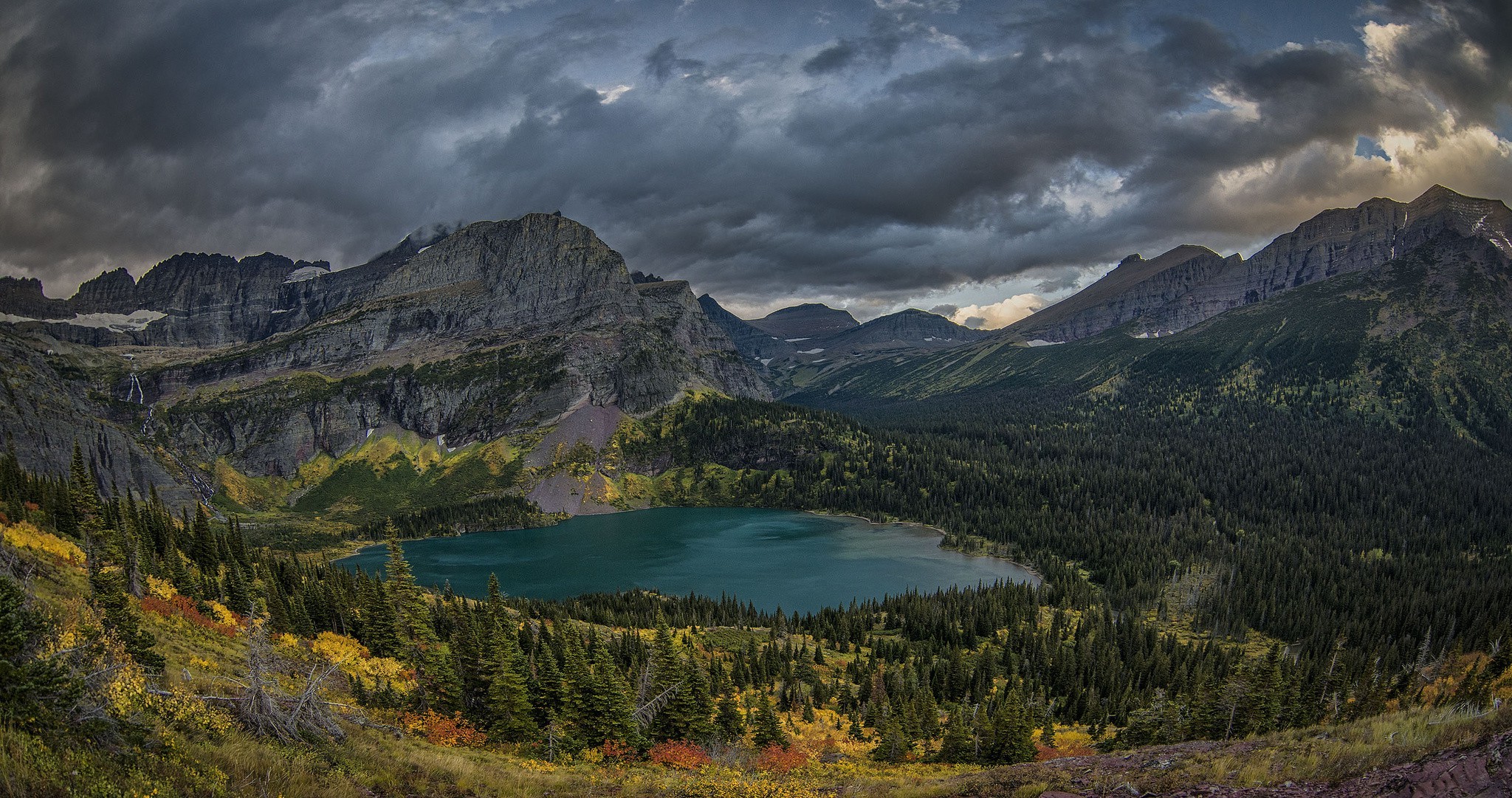 landscape, Mountains, Lake Wallpaper