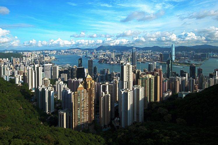 Hong Kong, City, China, Landscape HD Wallpaper Desktop Background