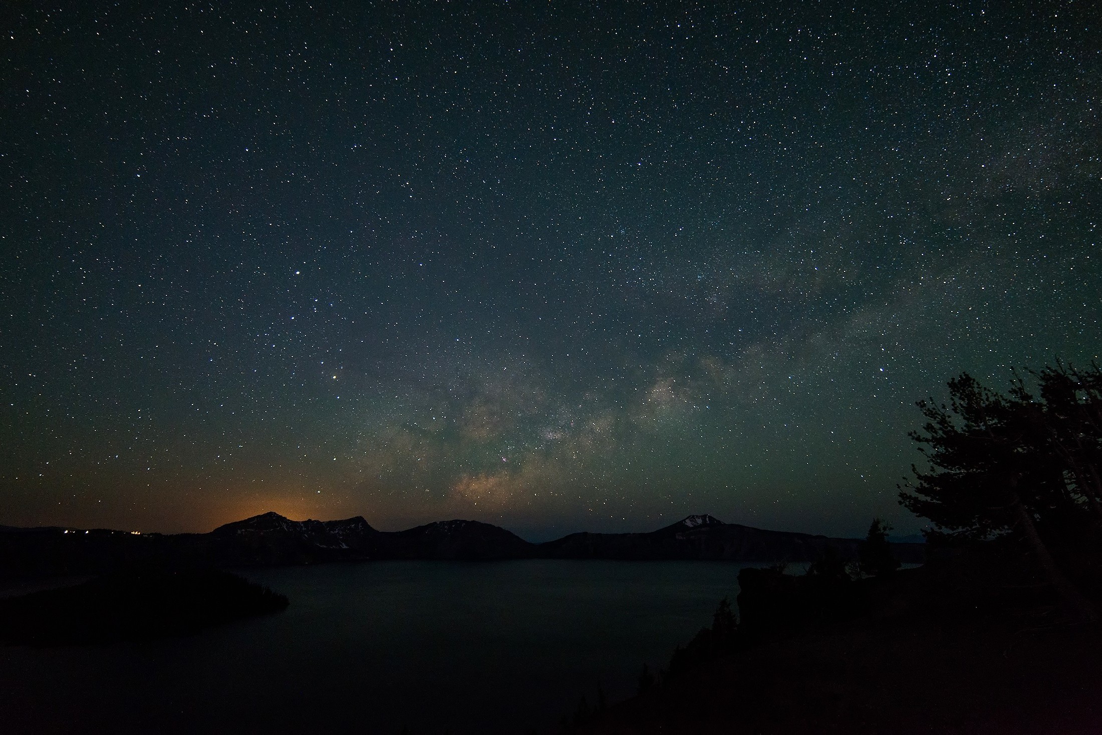 photography, Nature, Landscape, Mountains, Lake, Water, Space, Stars, Aerial View Wallpaper