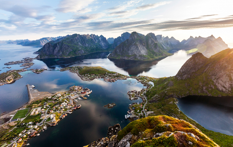 Norway, Landscape, Reine Rorbuer (norway), Water HD Wallpaper Desktop Background