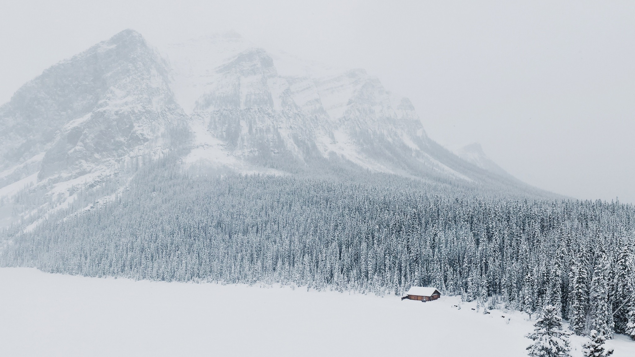 nature, Mountains, Winter, Snow, Landscape, Forest Wallpaper