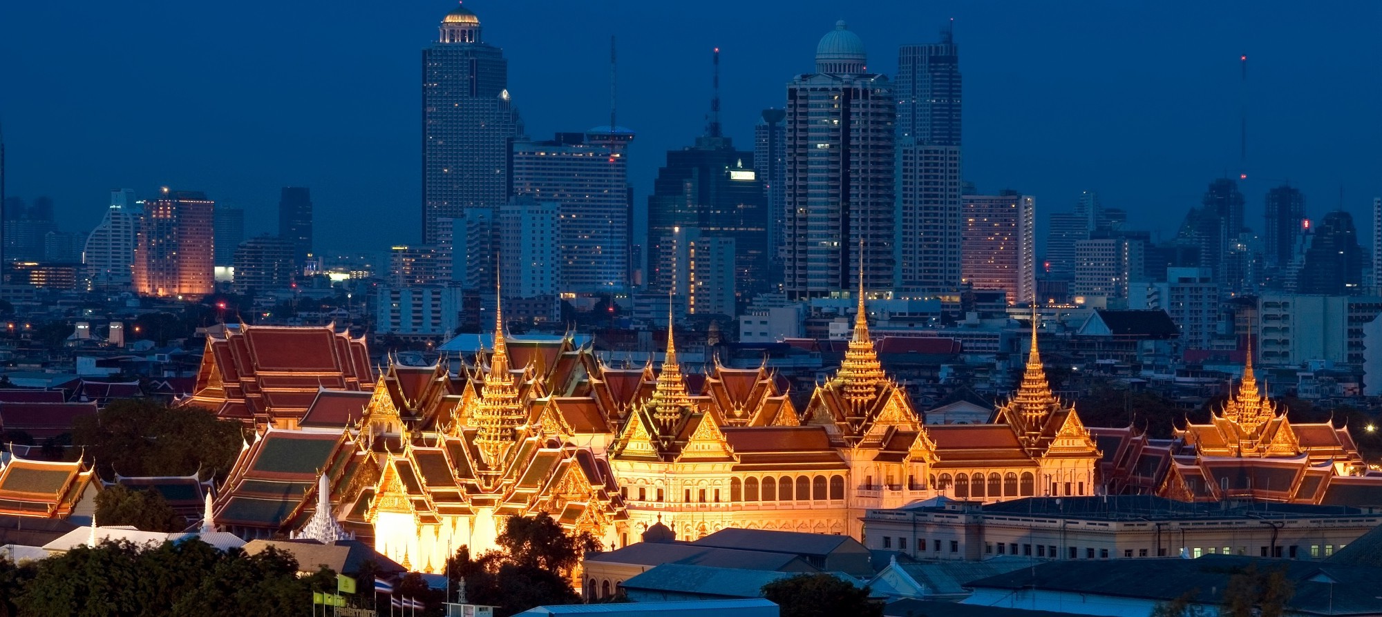 perspective, Thailand, Thai, City, Bangkok, Landscape, Building, Architecture, Temple, Night Wallpaper