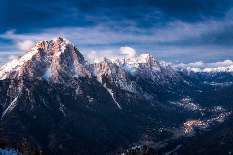 mountains, Nature, Forest, Landscape, Sky HD Wallpaper Desktop Background