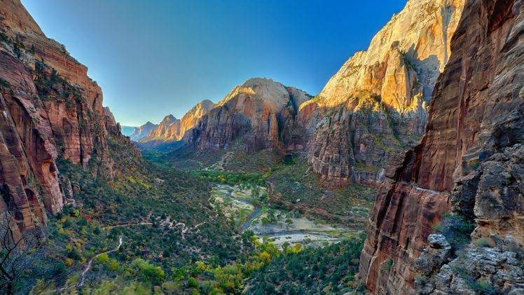 landscape, Zion National Park, Nature, USA, Utah HD Wallpaper Desktop Background