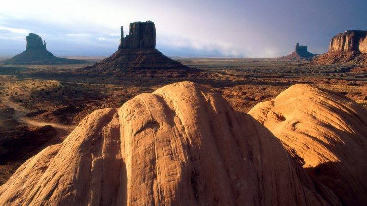 landscape, USA, Monument Valley HD Wallpaper Desktop Background