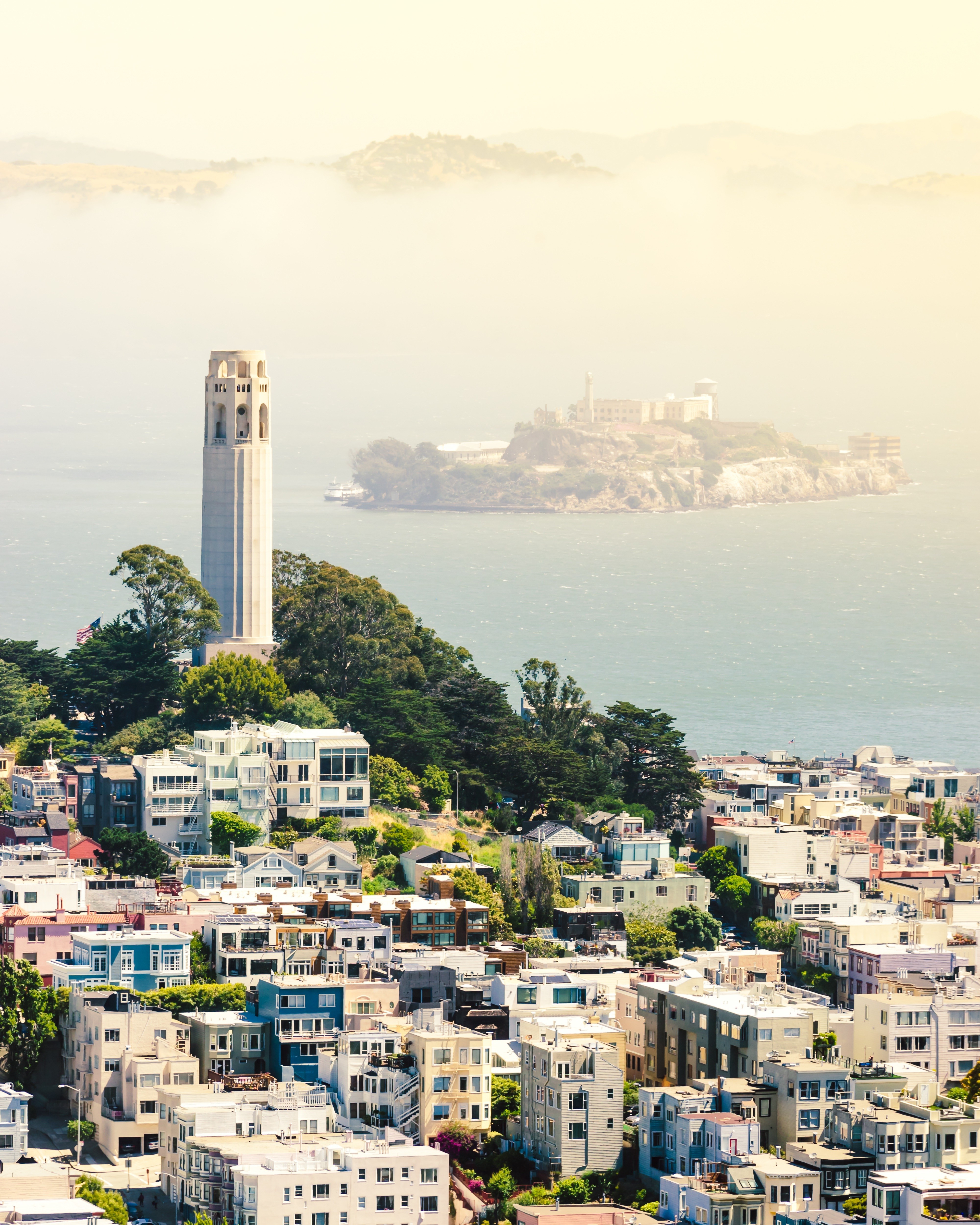 nature, Cityscape, Landscape, Island, San Francisco, Alcatraz Wallpaper
