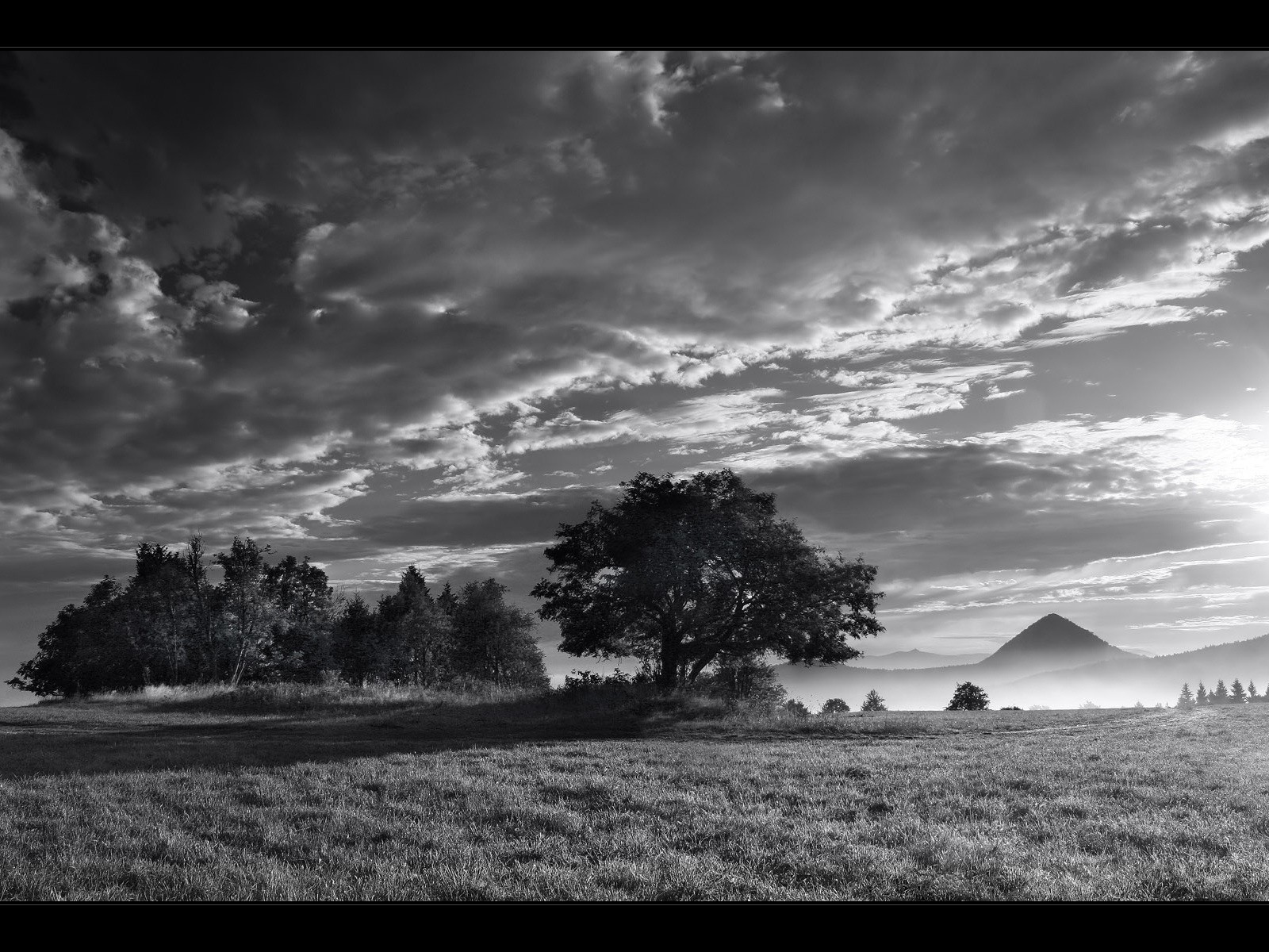 landscape, Trees, Sky, Clouds Wallpaper