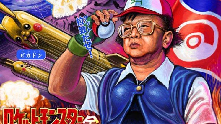 Kim Jong il, Pikachu, Poké Balls HD Wallpaper Desktop Background