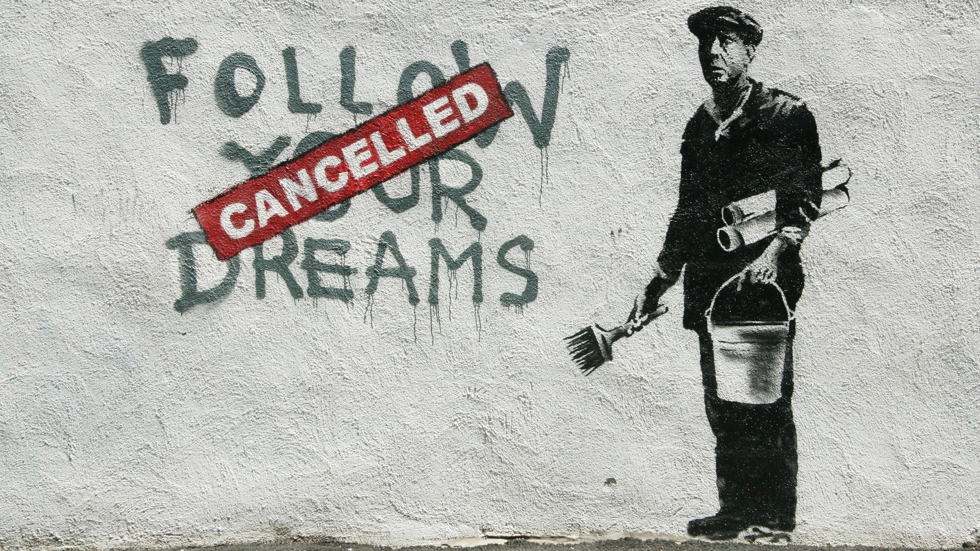 Banksy, Graffiti Wallpaper