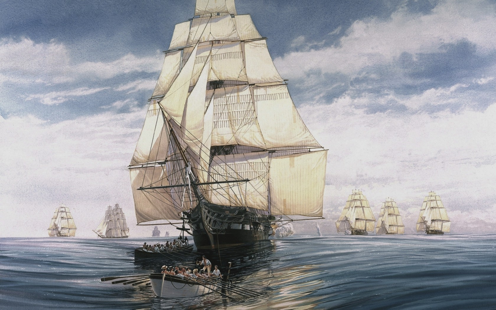 sailing Ship Wallpaper