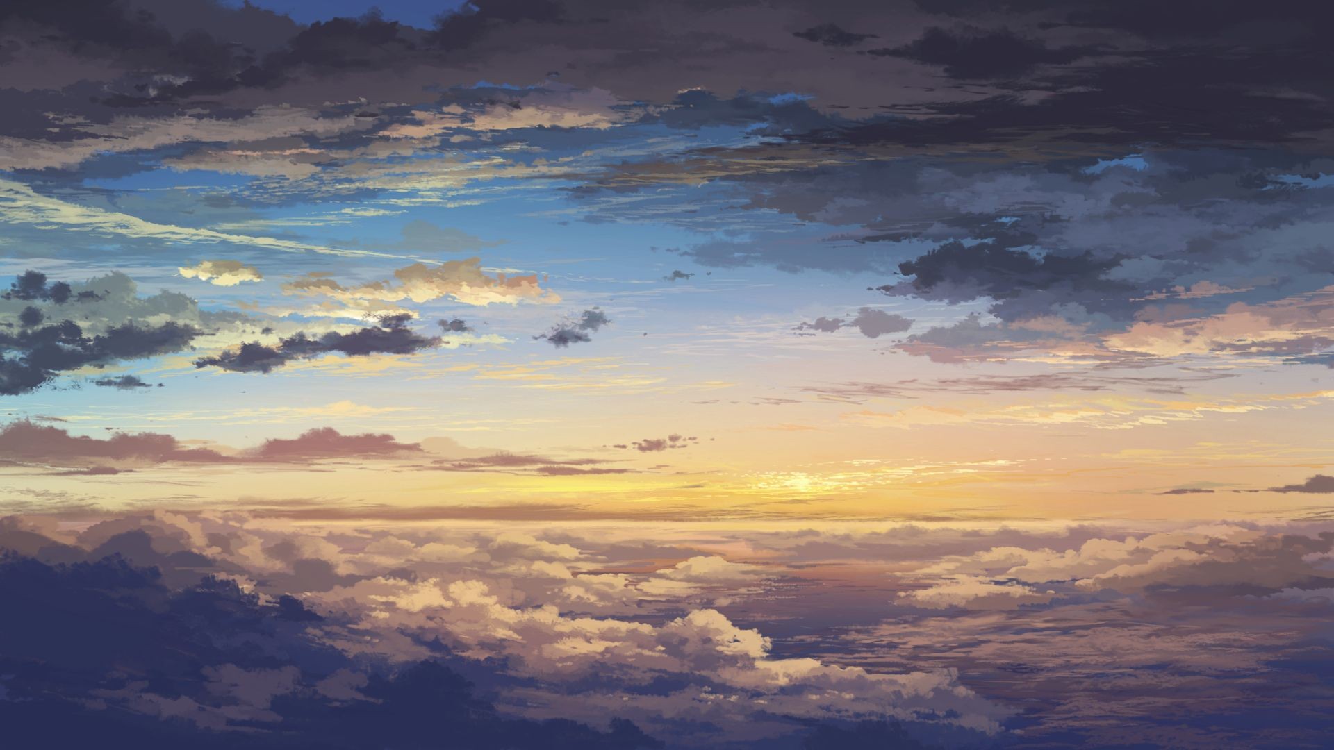 artwork, Sky, Clouds Wallpaper