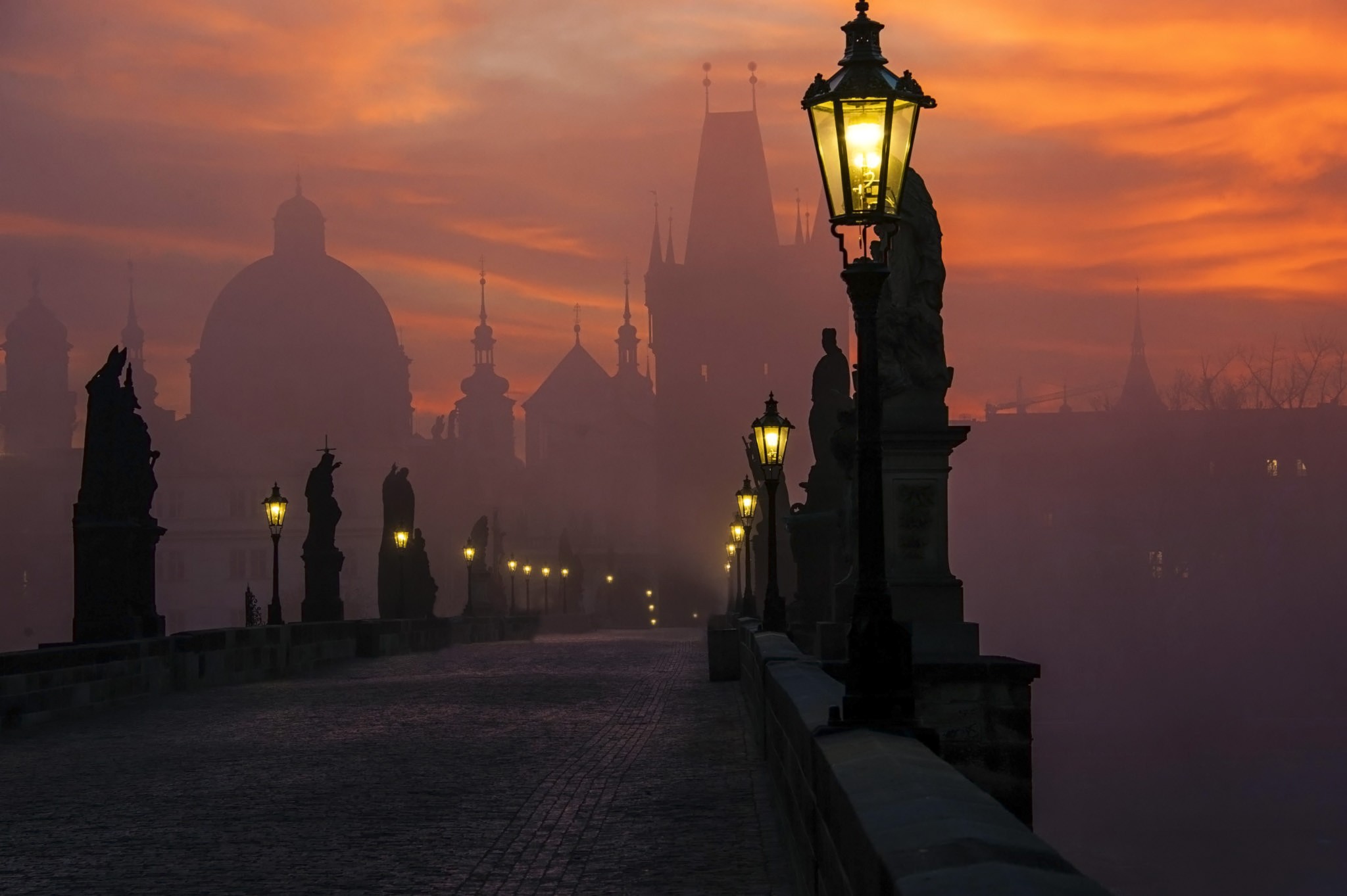 bridge, Prague Wallpaper