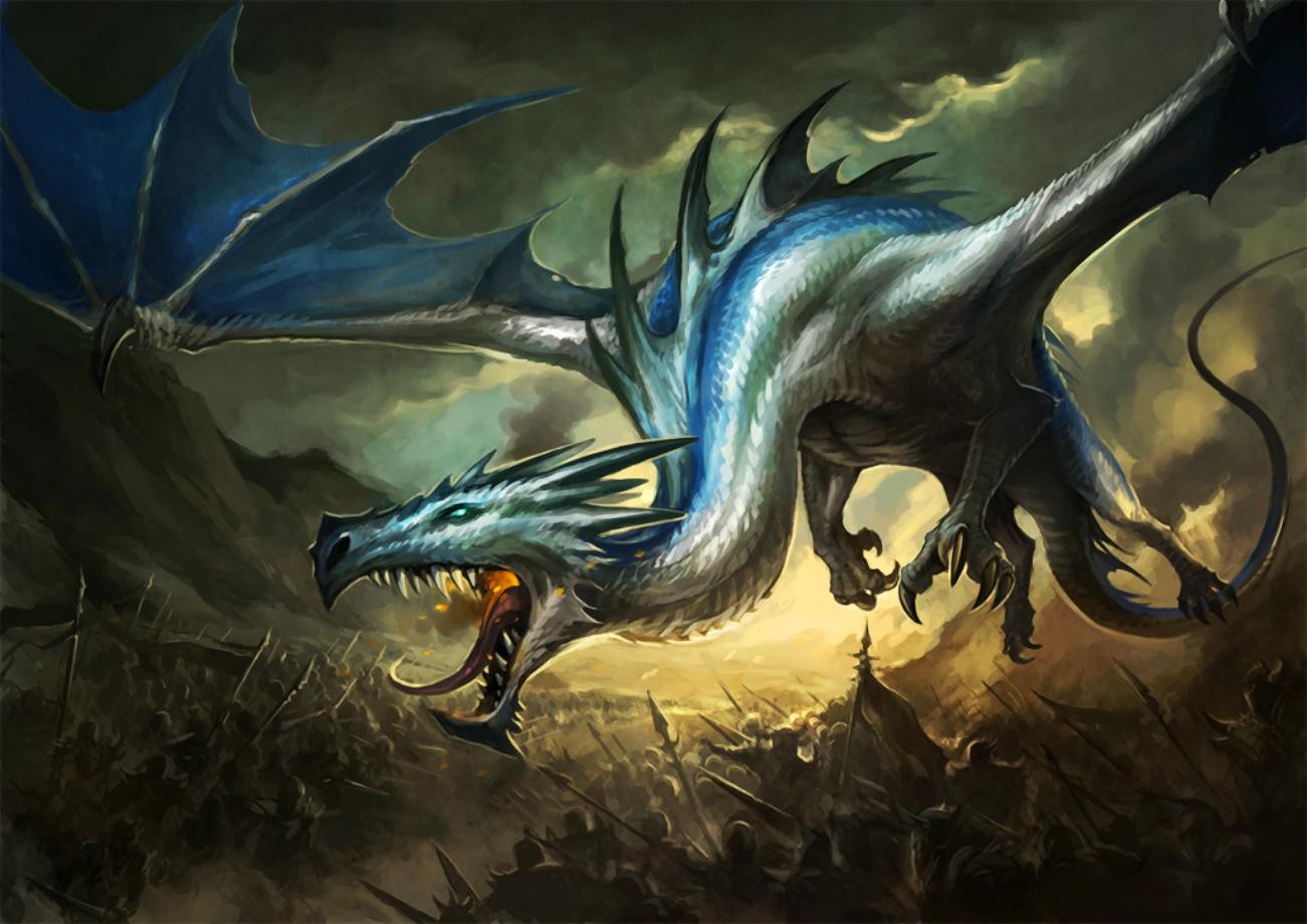 dragon, Warrior, War Wallpaper