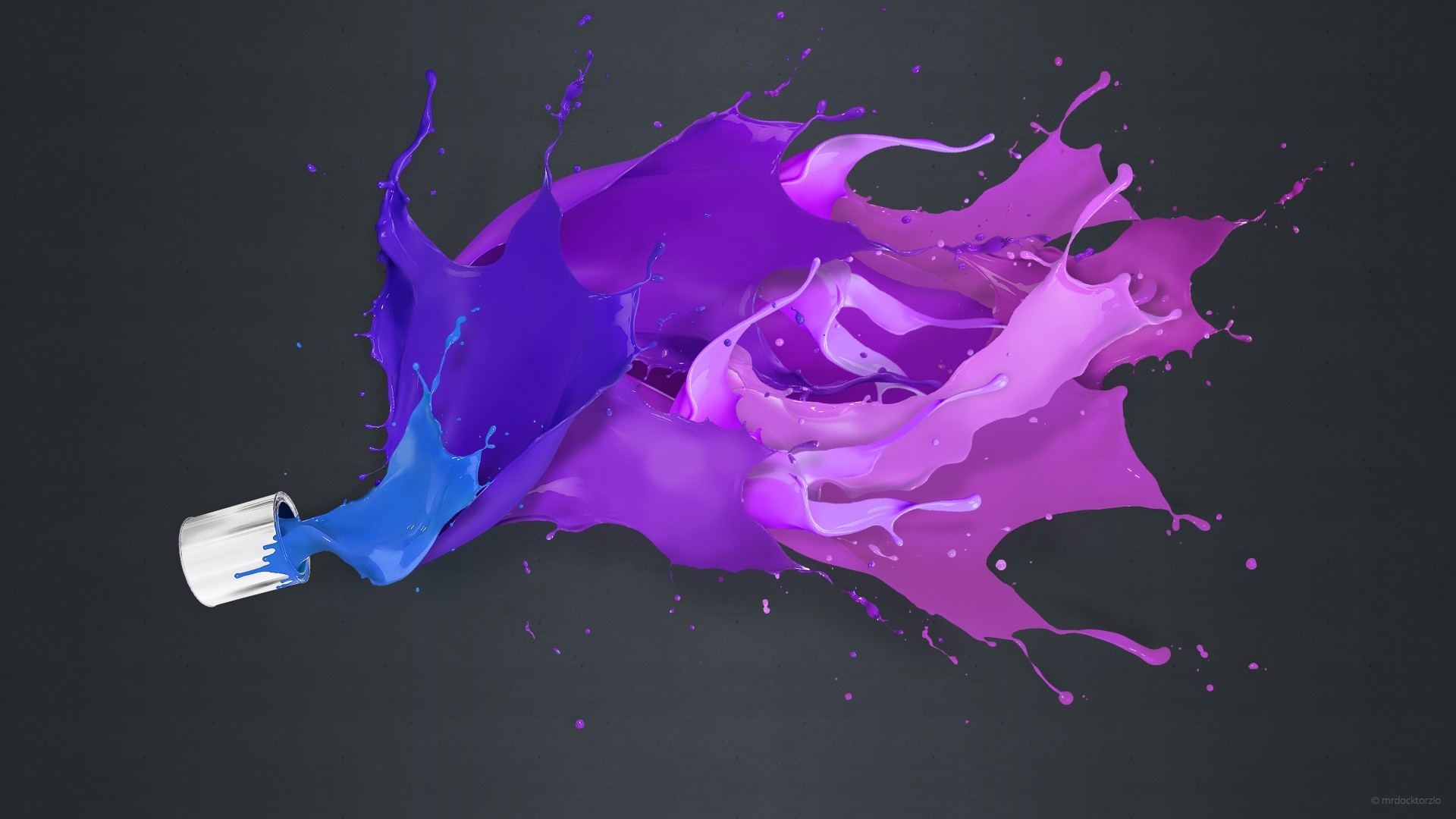 Adobe Photoshop, Purple, Black Background Wallpapers HD ...