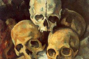 skull, Artwork, Painting, Paul Cézanne, Pyramid Of Skulls