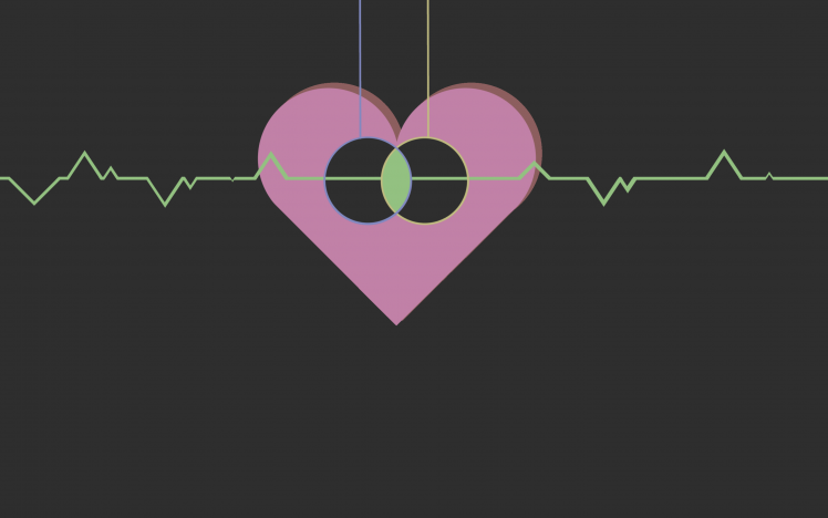 hearts, Heartbeat HD Wallpaper Desktop Background