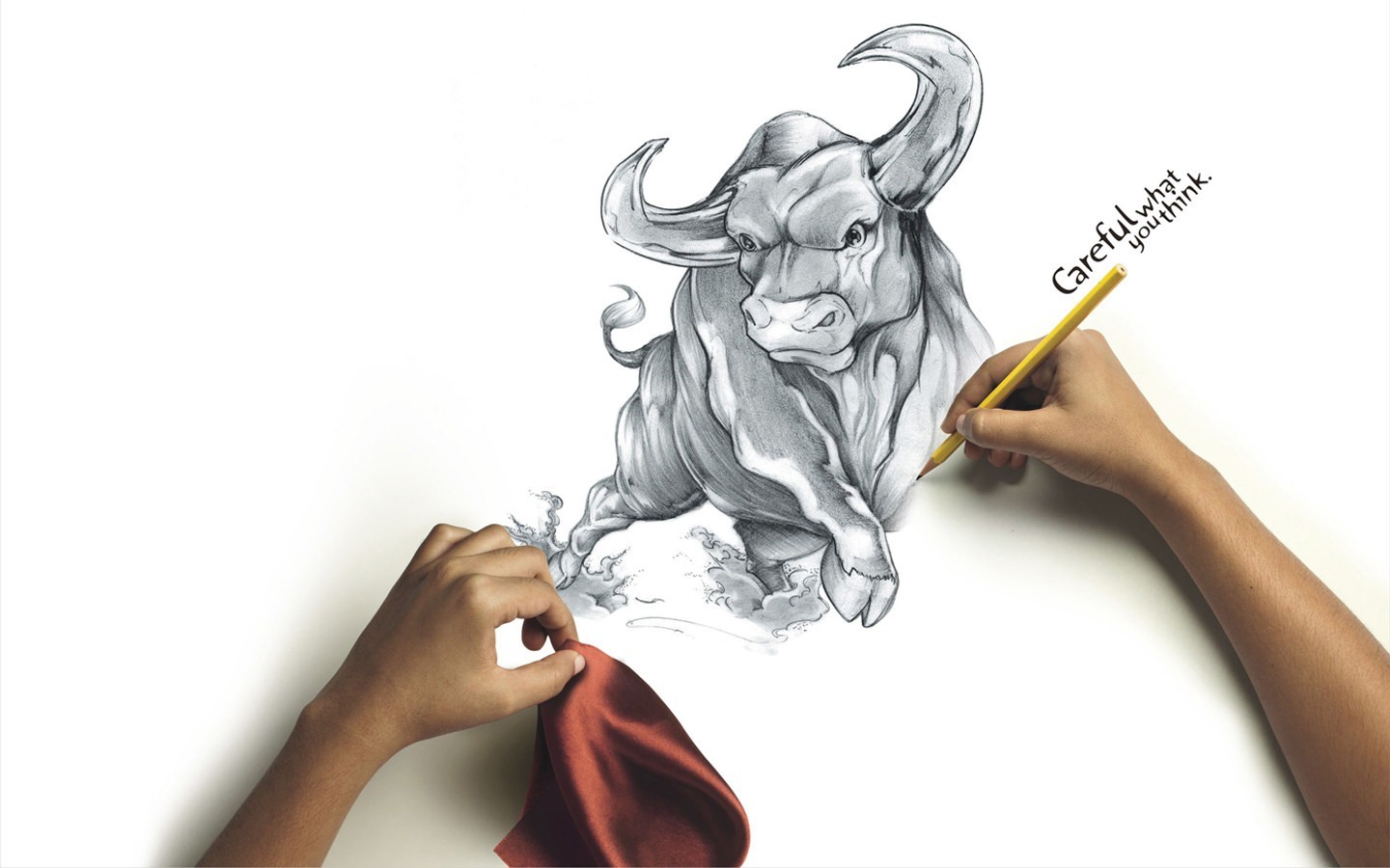drawing, Artwork, Bulls Wallpaper