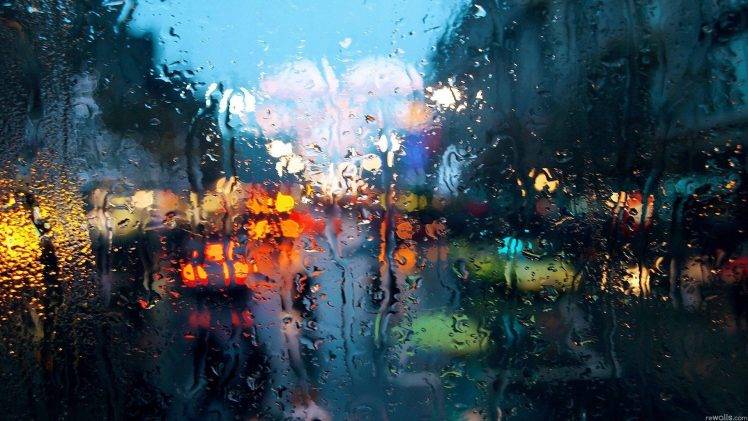 glass, Rain, Water On Glass HD Wallpaper Desktop Background