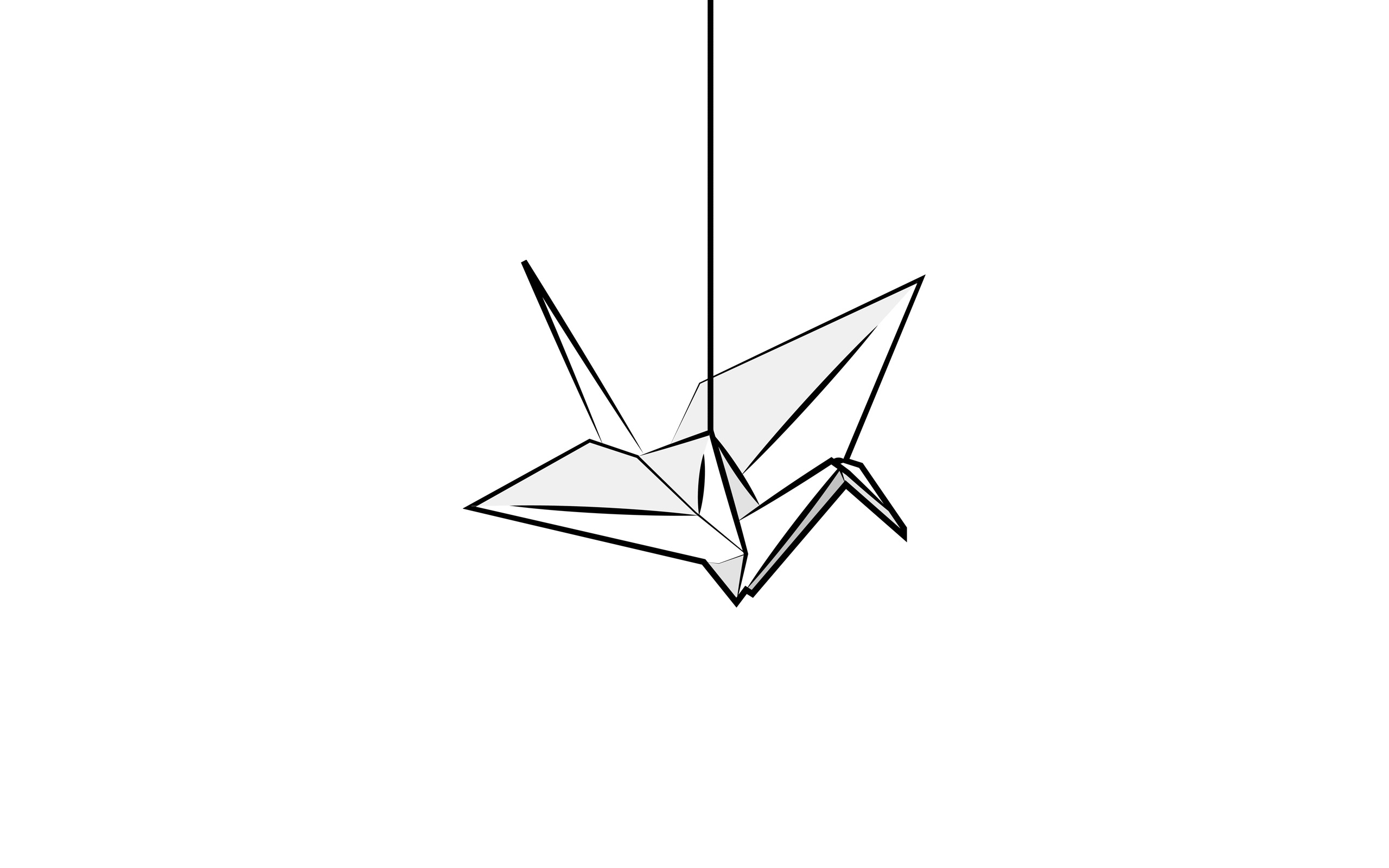 simple, Minimalism, Origami Wallpaper