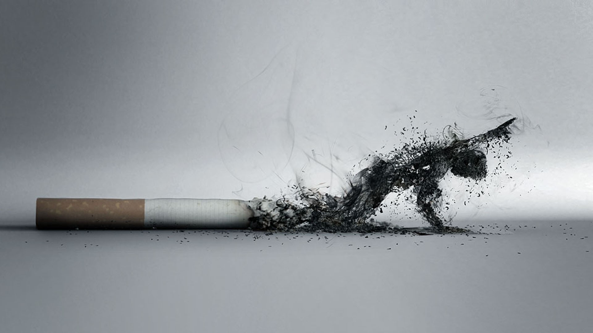 artwork, Smoke, Dieing, Cigarettes Wallpaper