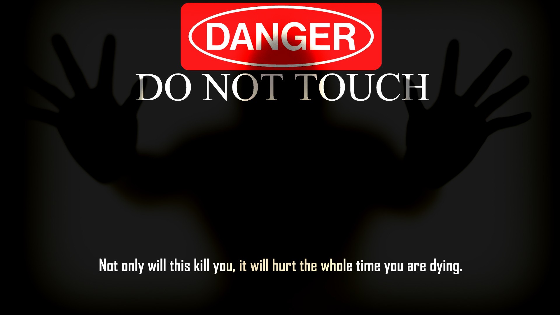 danger, Donottouch Wallpaper