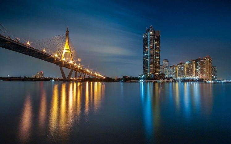 city, Thailand, Bridge HD Wallpaper Desktop Background