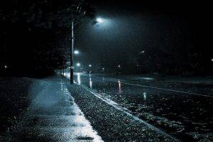 rain, Road