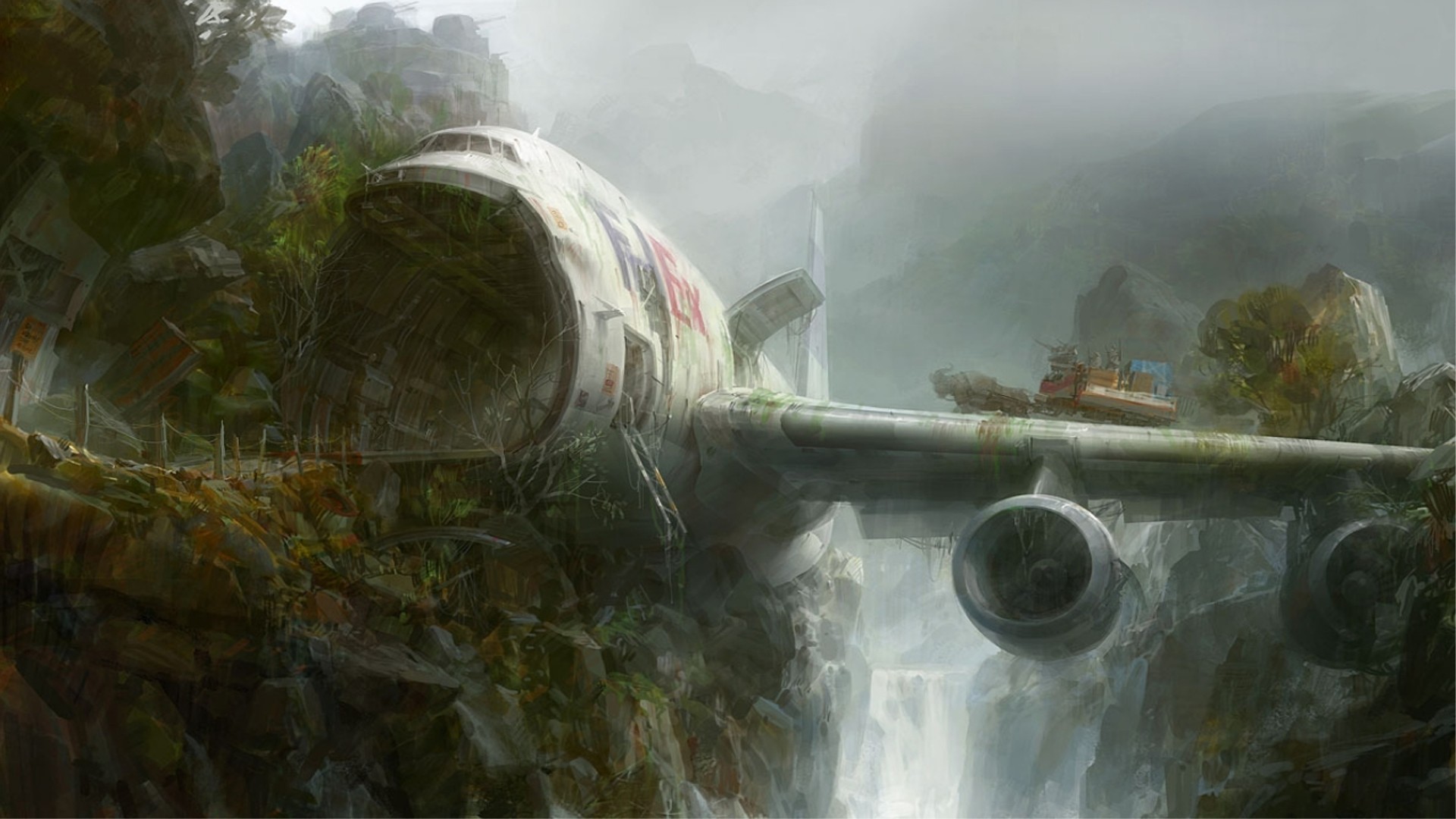 airplane, Crash Wallpaper