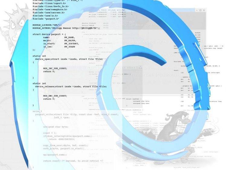 code, Debian HD Wallpaper Desktop Background
