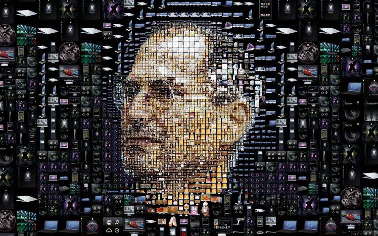 Steve Jobs, Mosaic HD Wallpaper Desktop Background