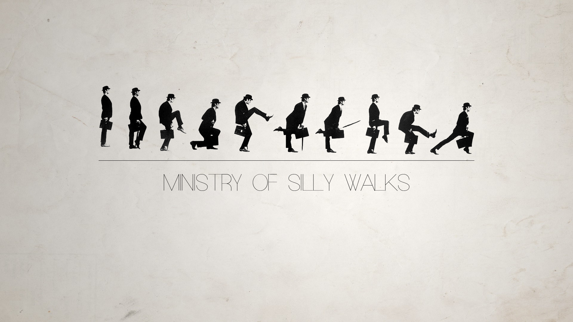 anime, Ministry Of Silly Walks, Minimalism, Monty Python Wallpaper