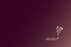 Ubuntu, Linux, Purple, Simple Background