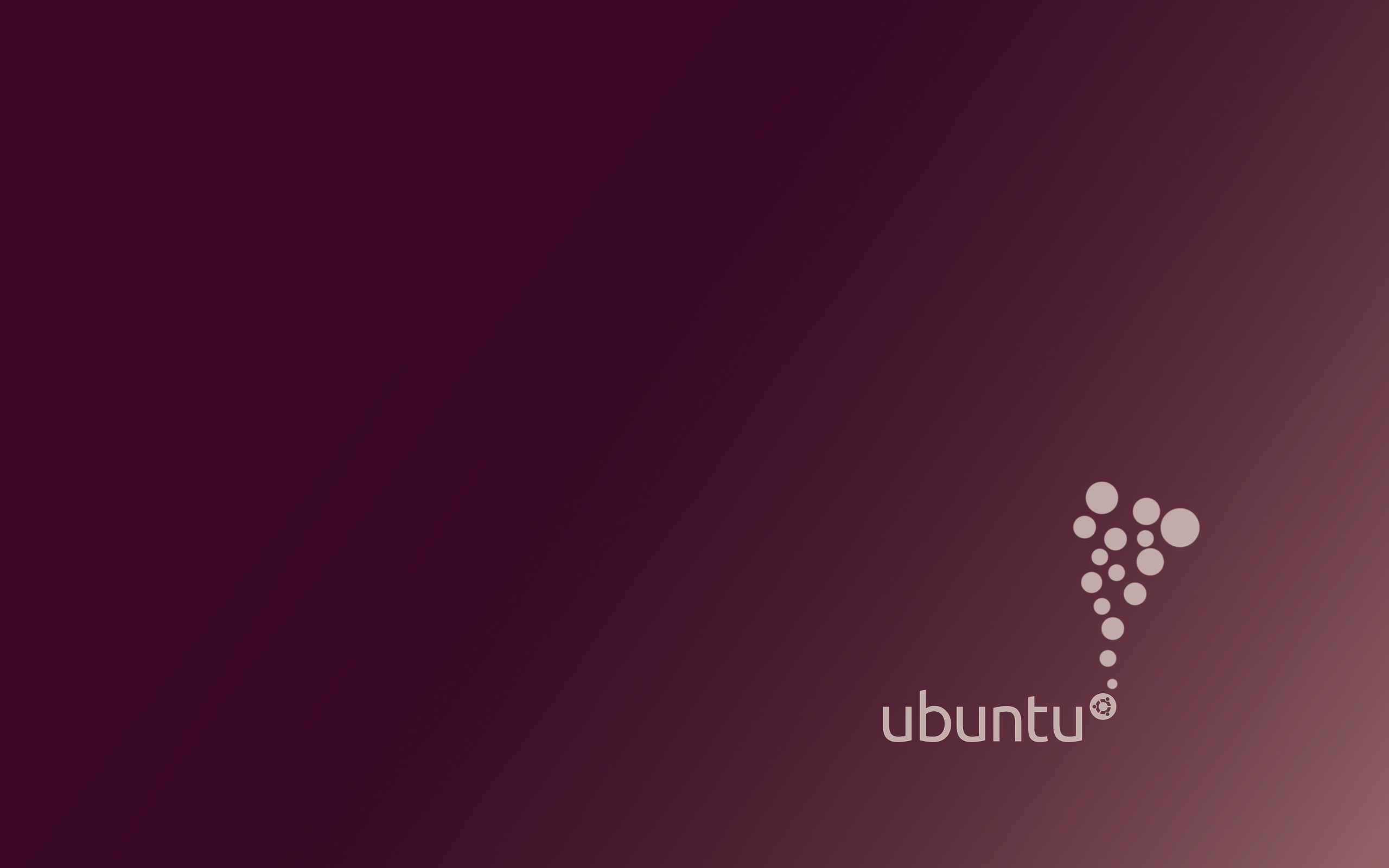 Ubuntu, Linux, Purple, Simple Background Wallpaper