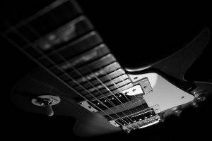 guitar, Monochrome