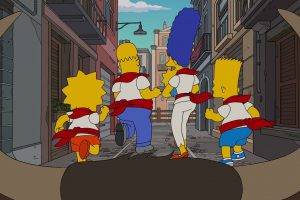 Lisa Simpson, Bart Simpson, Homer Simpson, Marge Simpson, Maggie Simpson