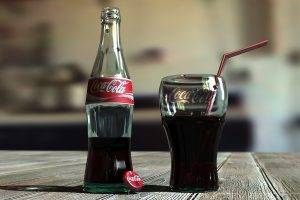 Coca Cola, Drink, Bottles, Wooden Surface