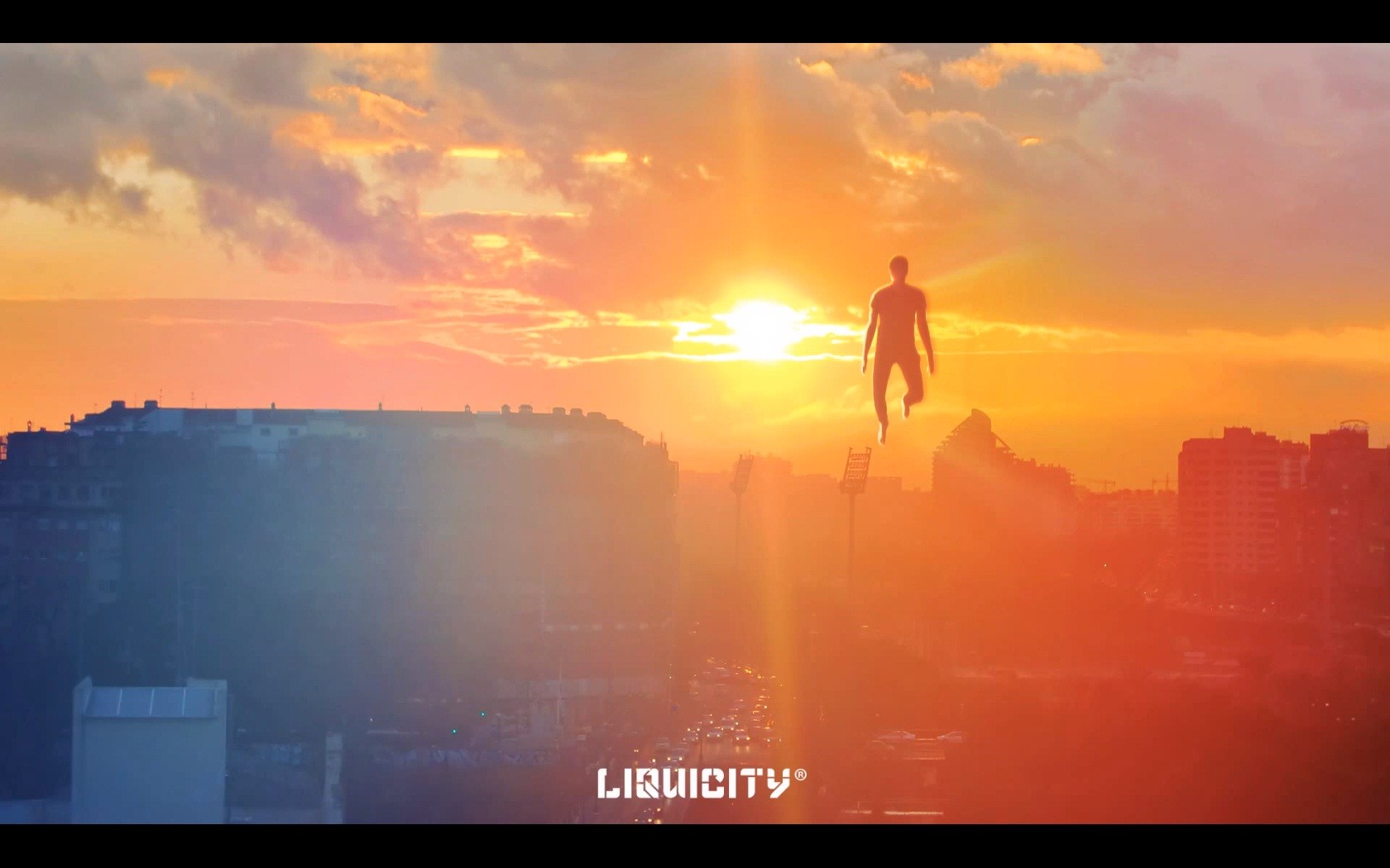 sunset, Artwork, Floating Wallpaper