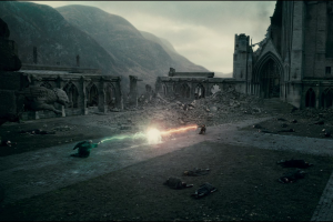 Harry Potter, Voldemort, Fighting, Magic, Hogwarts, Death, Battle At Hogwarts