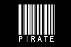 piracy, Barcode, Monochrome