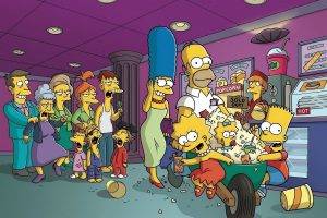 Homer Simpson, Marge Simpson, Lisa Simpson, Bart Simpson, Maggie Simpson