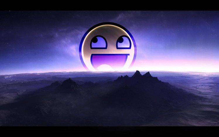 horizon, Memes, Awesome Face, Mountain HD Wallpaper Desktop Background