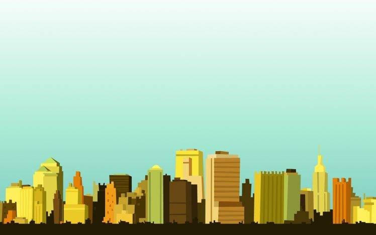minimalism, City, Skyline HD Wallpaper Desktop Background