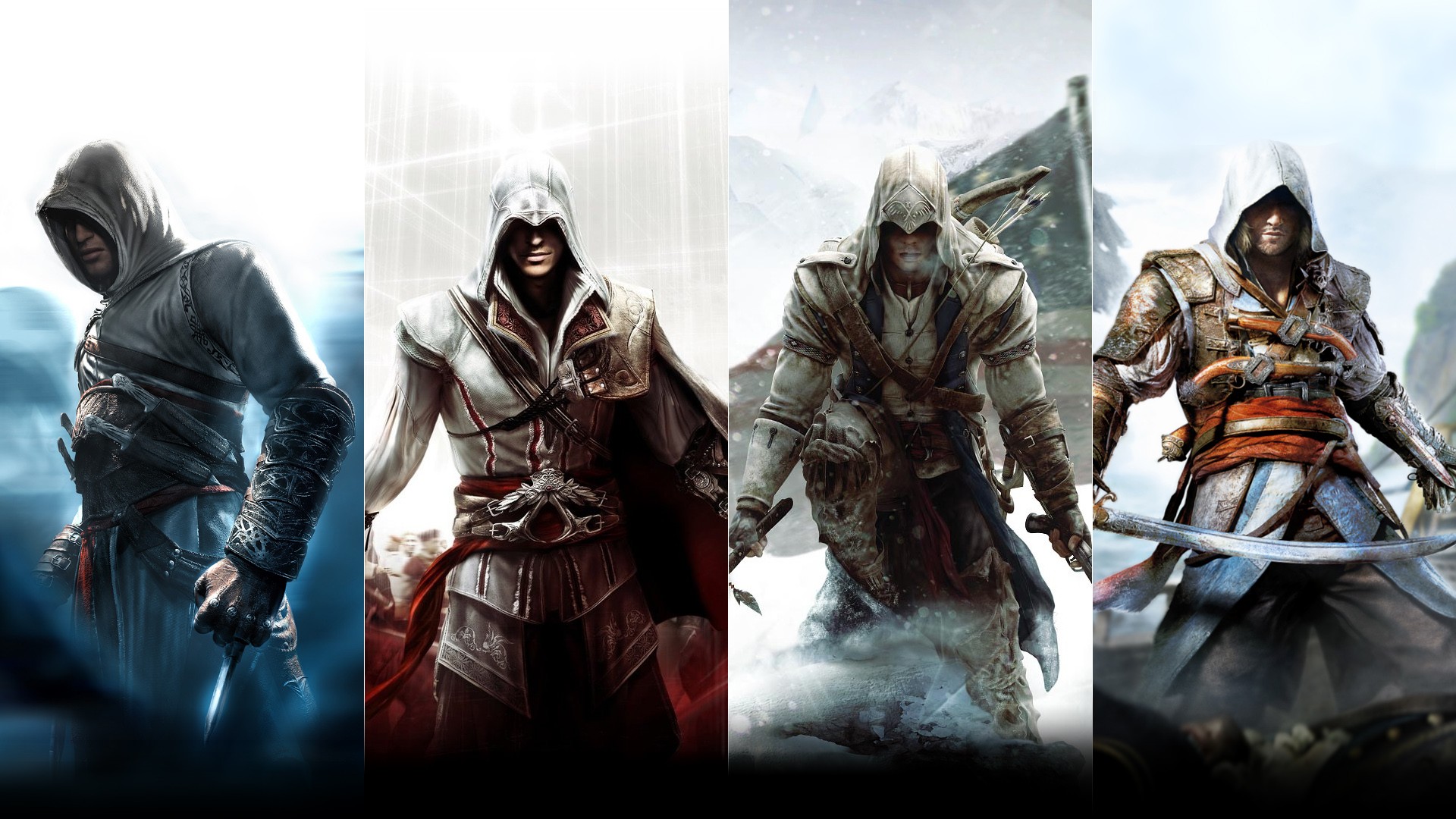 Assassins Creed, Edward Kenway, Altaïr Ibn LaAhad, Connor Kenway Wallpaper