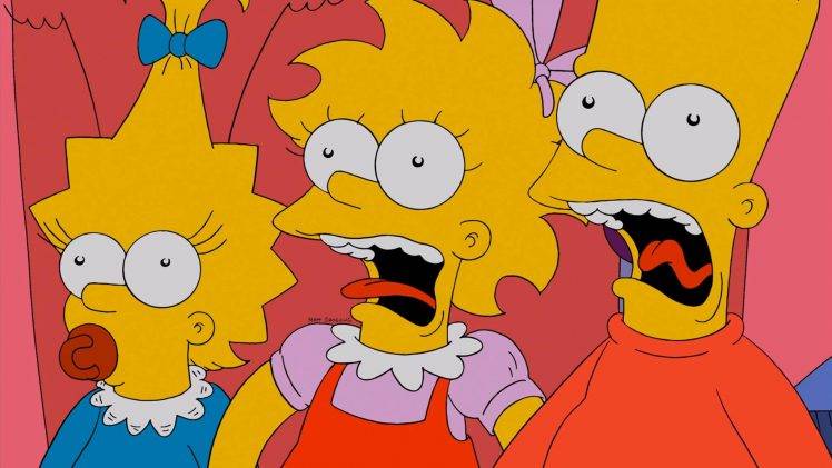 The Simpsons, Lisa Simpson, Bart Simpson, Maggie Simpson HD Wallpaper Desktop Background