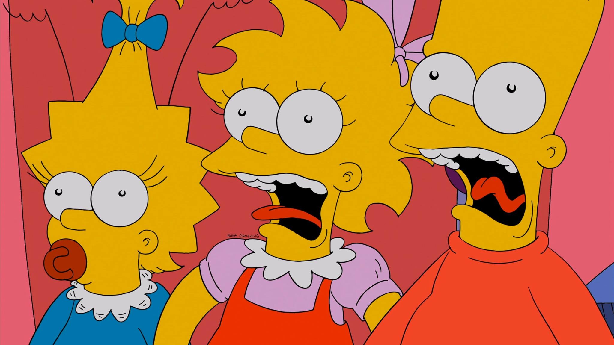 The Simpsons, Lisa Simpson, Bart Simpson, Maggie Simpson Wallpaper