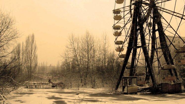 Chernobyl, Ferris Wheel, Radiation HD Wallpaper Desktop Background